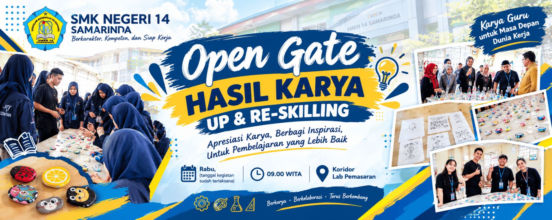 Kegiatan Open Gate Hasil Karya Up &amp; Re-Skilling