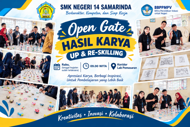 Kegiatan Open Gate Hasil Karya Up & Re-Skilling